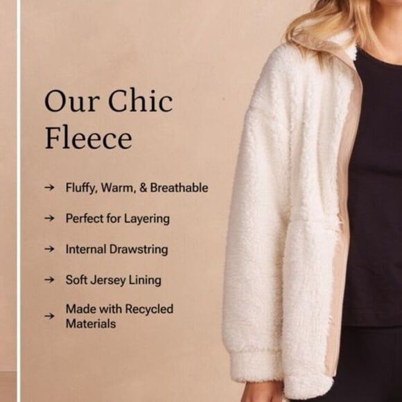 Summersalt The High Pile Full Zip Sherpa Jacket - Picture 2 of 12